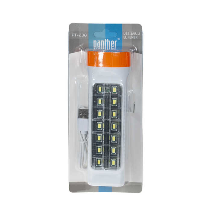 PANTHER%20PT-238%20USB%20ŞARJLI%20EL%20FENERİ