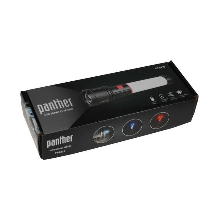 PANTHER%20PT-8810%20USB%20ŞARJLI%20EL%20FENERİ