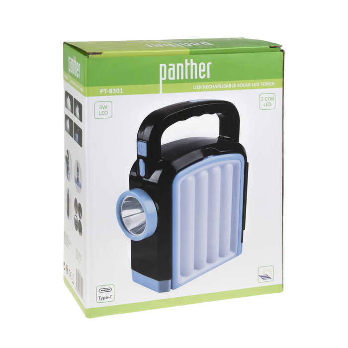 PANTHER%20PT-8301%20ŞARJLI%20SOLAR%20EL%20FENERİ