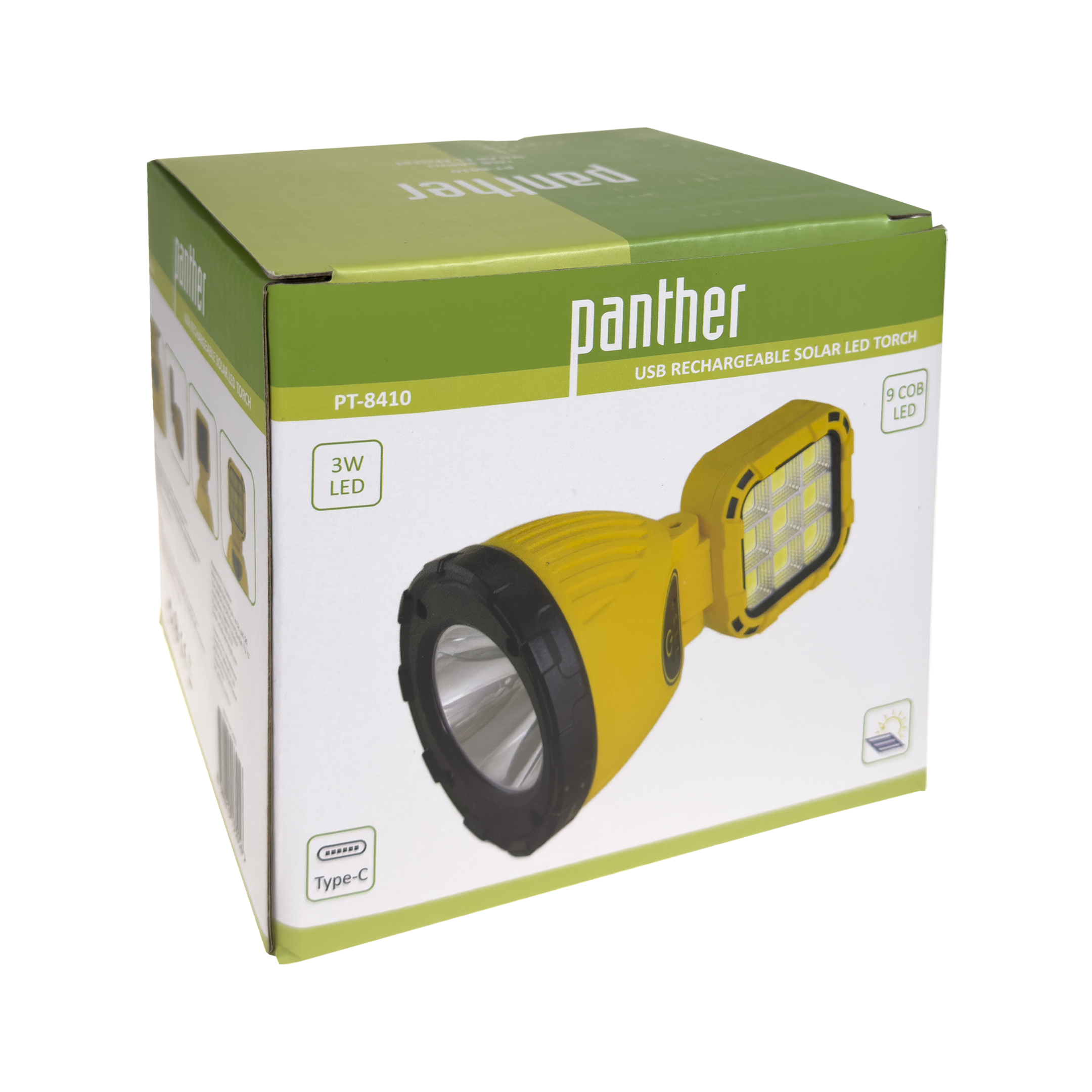 PANTHER%20PT-8410%20USB%20ŞARJLI%20SOLAR%20EL%20FENERİ