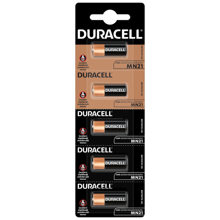 DURACELL%20MN21/23A%2012V%20PİL%205Lİ