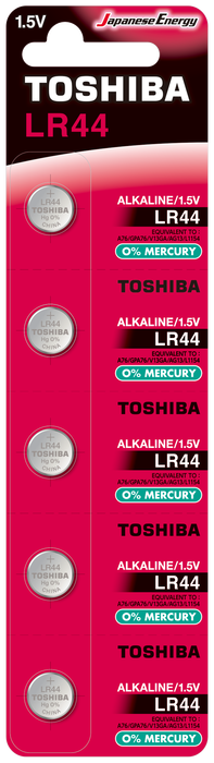 TOSHIBA%20LR44%20ALKALİN%20PİL%205Lİ