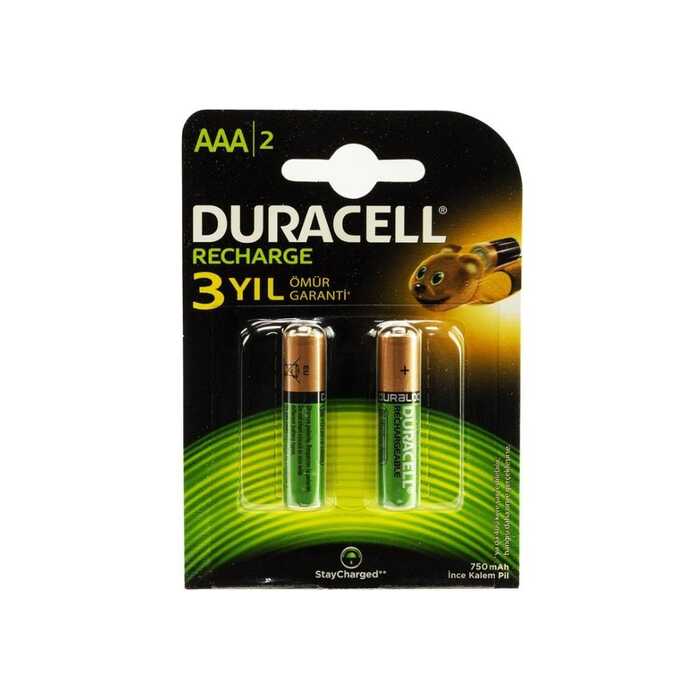 Duracell%20750%20Mah%20Şarjlı%20İnce%20Pil%202’li