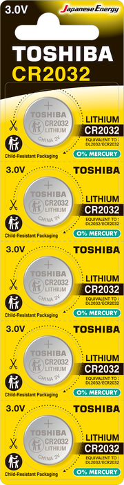 TOSHIBA%20CR%202032%20LITHIUM%205Lİ%20PİL