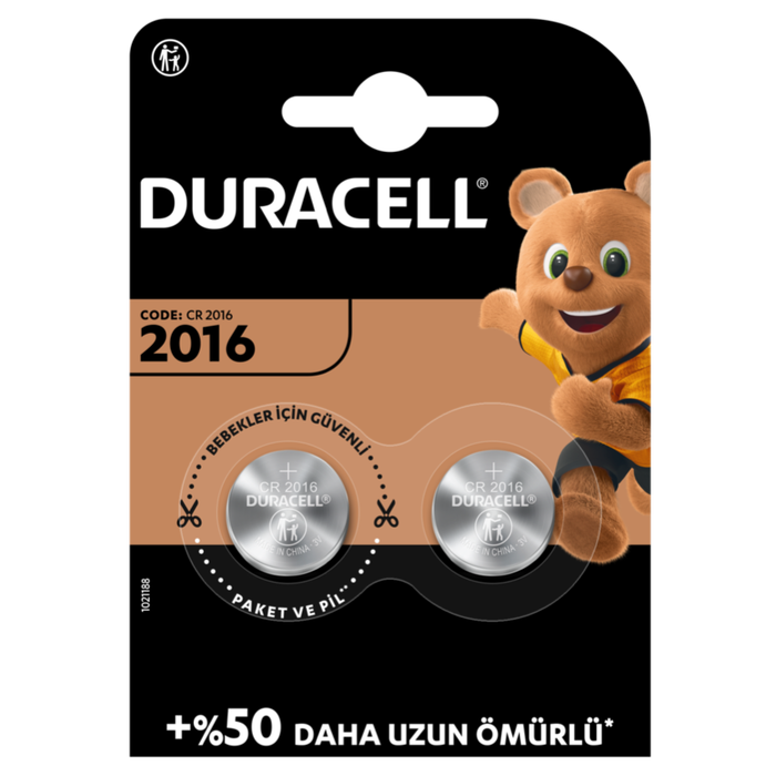 Duracell%20Cr2016%20Lithium%203V%20Pil%202’li