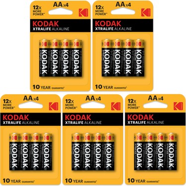 Kodak%20Xtralife%20Alkalin%20(5x4)%2020%20Adet%20-%20Alkalin%20Kalem%20Pil