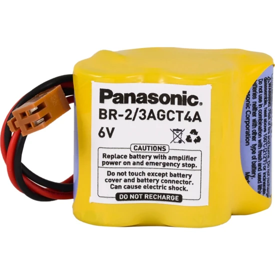 Panasonic%20BR-2/3AGCT4A%206V%20Soketli%20Lityum%20Pil%20Seti