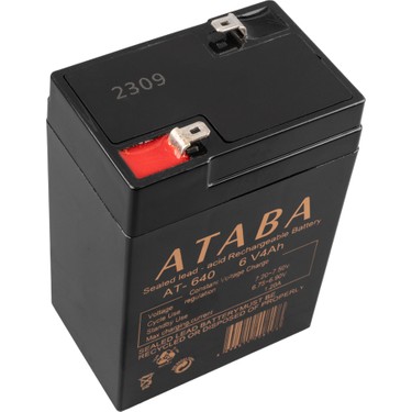 ATABA%20AT-640%206%20VOLT%20-%204%20AMPER%20IŞILDAK%20AKÜSÜ%20(70%20X%2047%20X%20101%20MM)