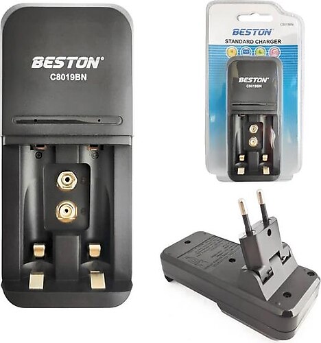 Beston%20BST-C8019BN%209V-AA-AAA%203’lü%20Pil%20Şarj%20Aleti