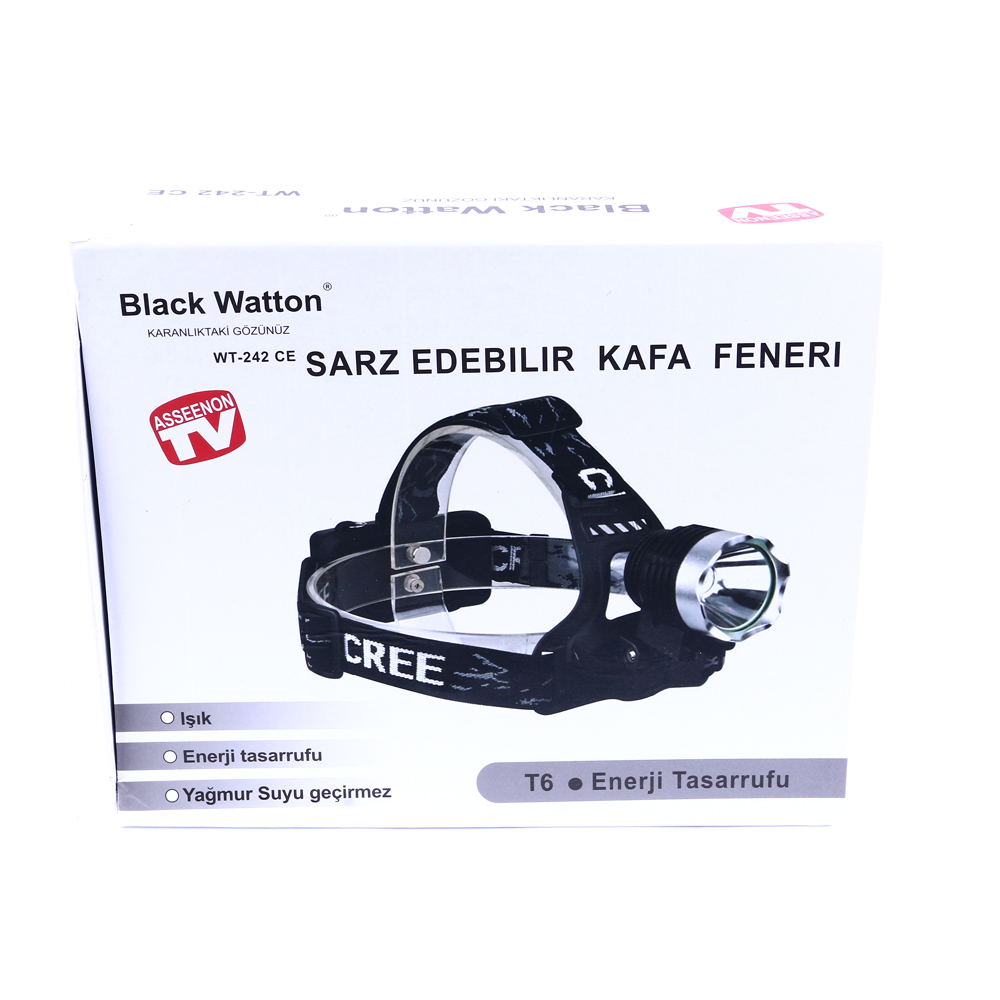 Orjinal%20800%20Lümen%20T6%20Şarjlı%20Kafa%20Feneri%20Watton%20Wt-242