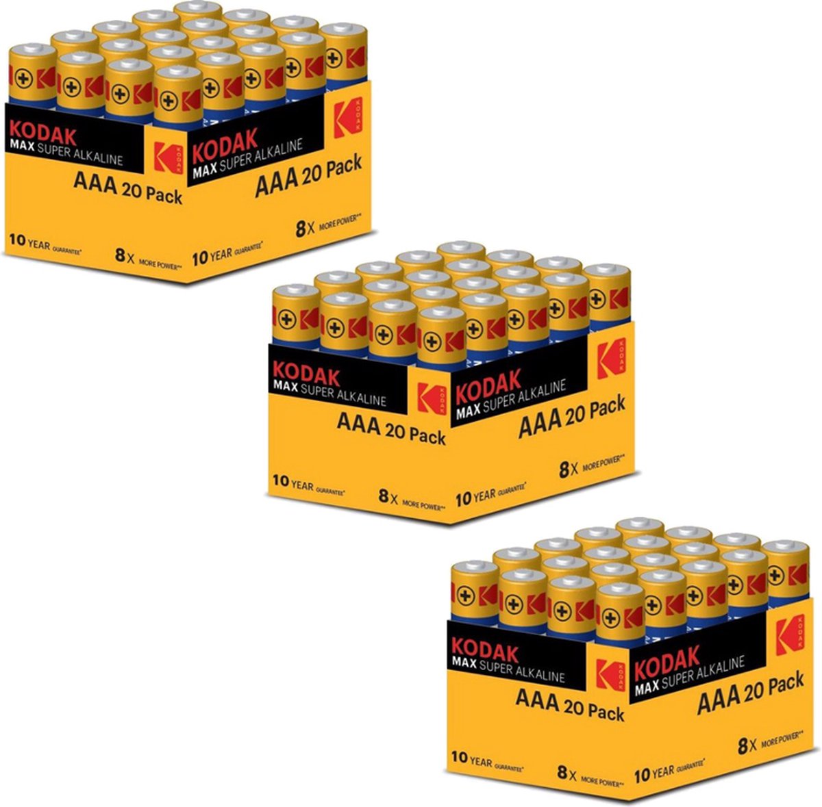 KODAK%20MAX%20SÜPER%20%20ALKALINE%20AAA%20İNCE%20PİL%2060,Lİ%20PAKET