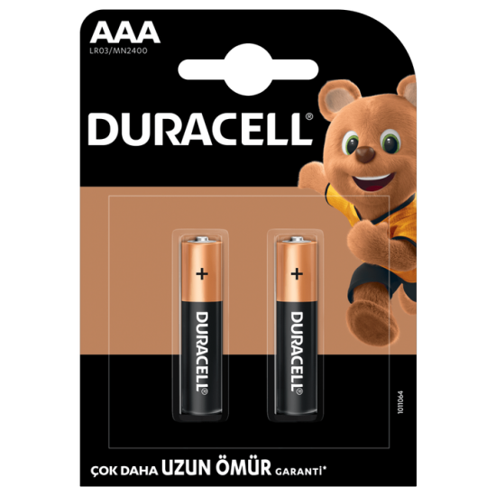 Duracell AAA İnce Pil 2’li