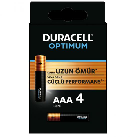 DURACELL OPTIMUM AAA İNCE PİL 4LÜ