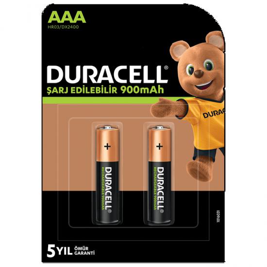 Duracell 900 Mah Şarjlı İnce Pil 2’li