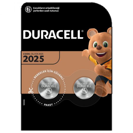 DURACELL CR2025 LITHIUM 3V PİL 2Lİ