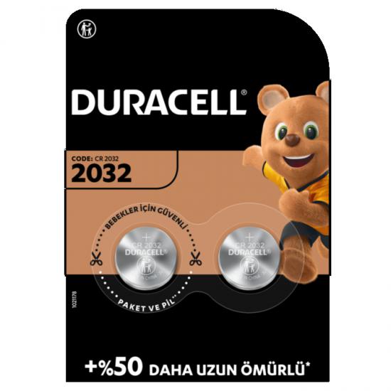 Duracell Cr 2032 Lithium 3V Pil 2’li