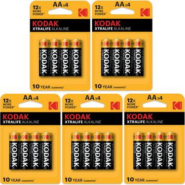 Kodak Xtralife Alkalin (5x4) 20 Adet - Alkalin Kalem Pil