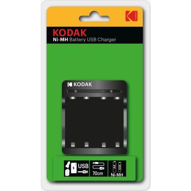 Kodak Aa/Aaa 4 lü Otomatik Hızlı Usb Şarj Cihazı