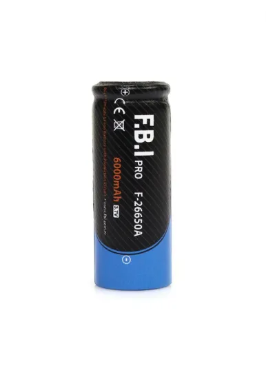  F B I 26650 3 7v 6000mah Şarj Edilebilir Li İon Pil