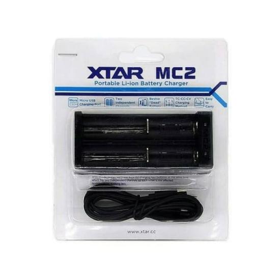 Xtar MC2 - Taşınabilir Li-ion Pil Şarj Cihazı - 2li