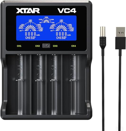 XTAR VC4 şarj evrensel LCD ekran USB