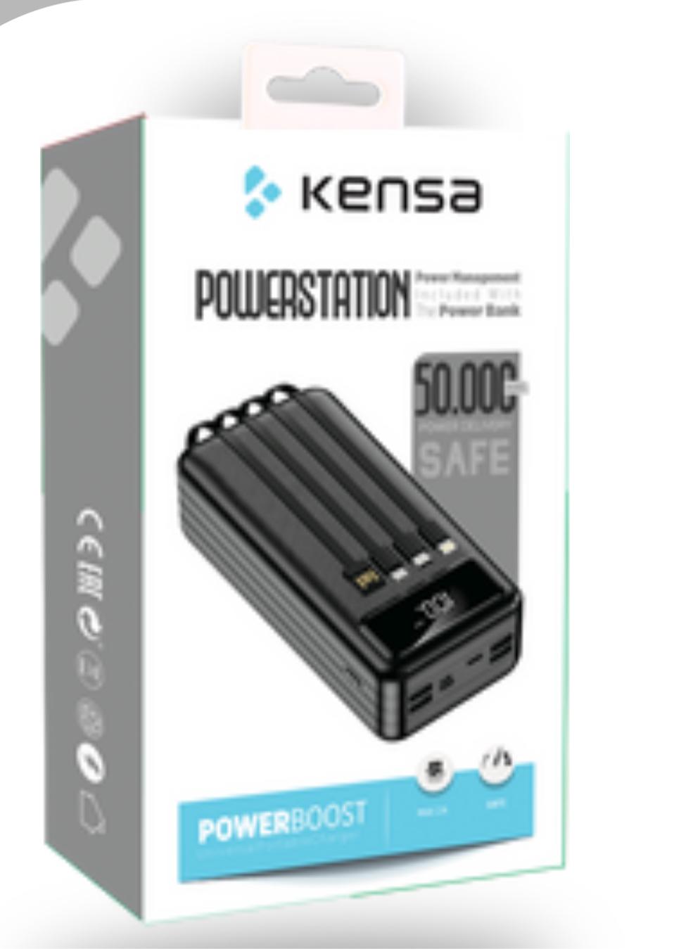 Kensa%2050.000mAh%20Powerbank%204%20Usb%20Çıkışlı%20Hızlı%20Şarj%20Cihazı