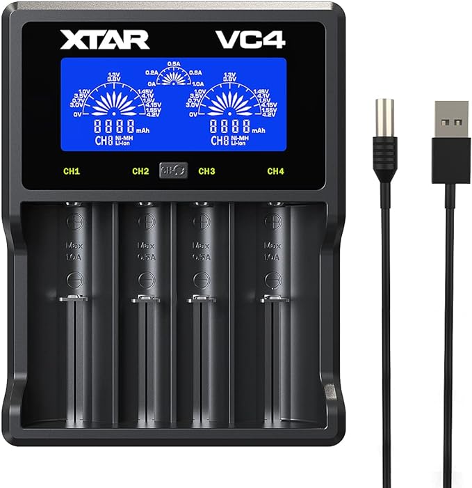 XTAR%20VC4%20şarj%20evrensel%20LCD%20ekran%20USB