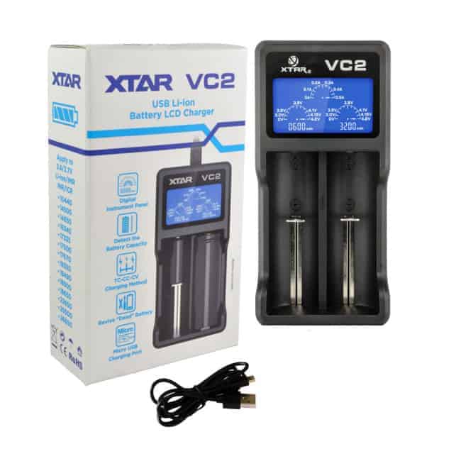 Xtar%20VC2%20LCD%20ekranlı%20şarj%20cihazı